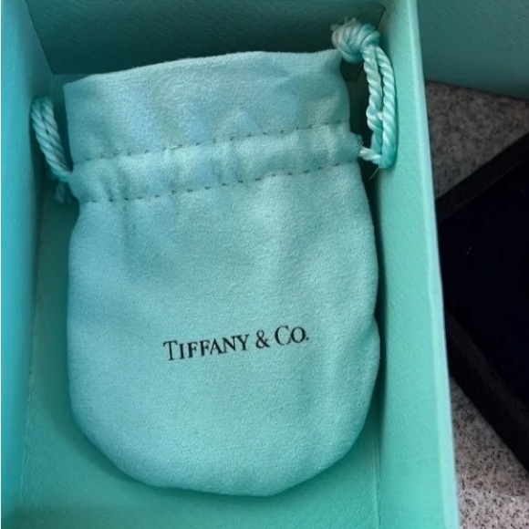 Tiffany & Co.Blue Enamel Heart Necklace - Picture 2 of 5